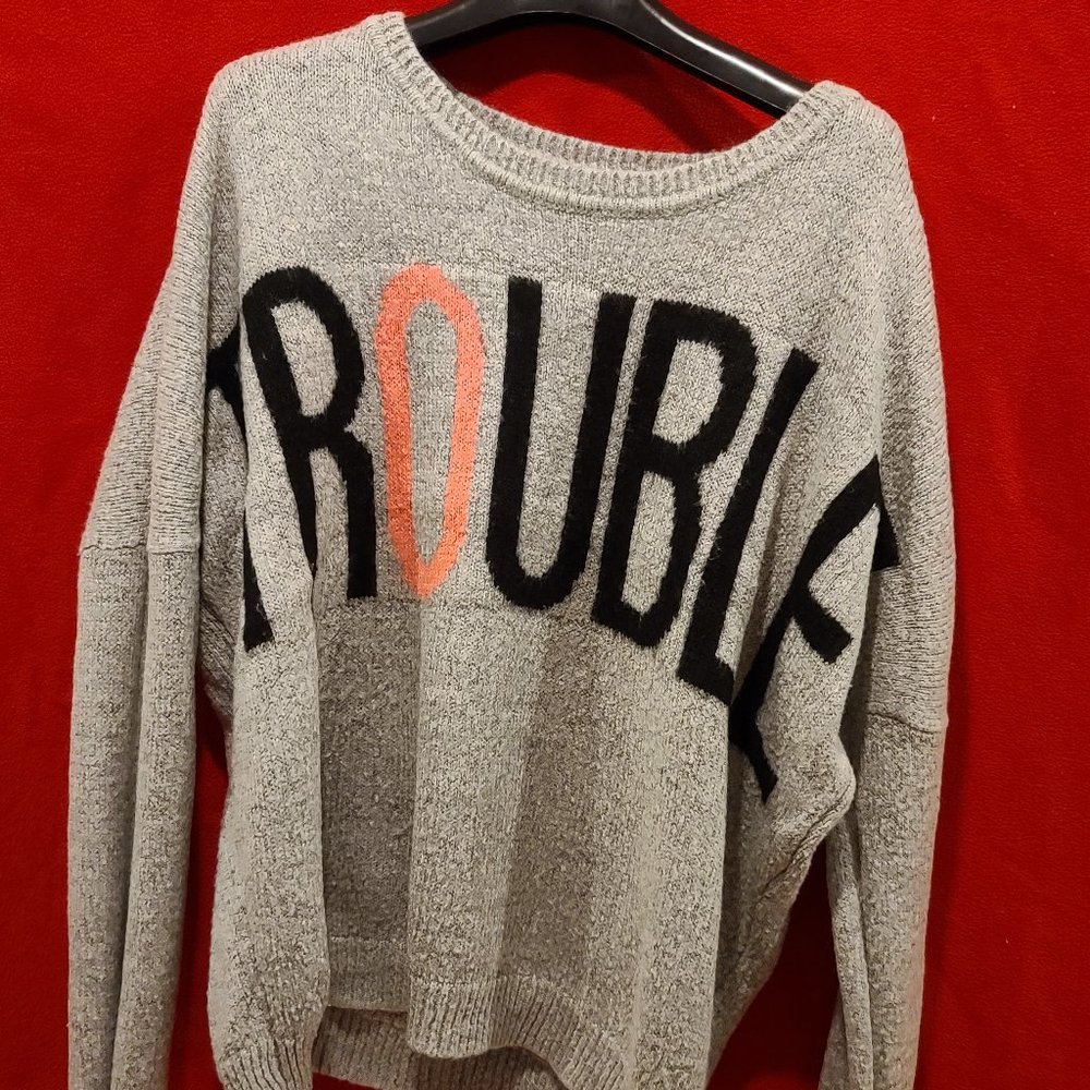 Oversized Trouble top